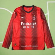 Maglia Prima Milan Manica Lunga 2023/2024