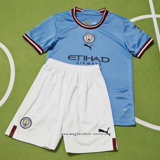 Maglia Prima Manchester City Bambino 2022/2023