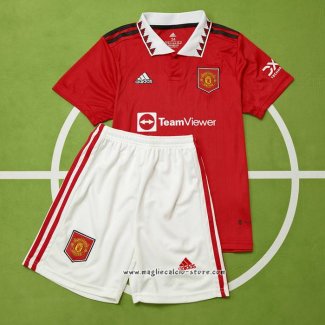 Maglia Prima Manchester United Bambino 2022/2023