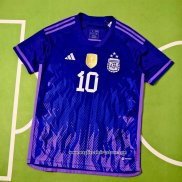 Maglia Seconda Argentina Giocatore Messi 2022