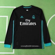 Maglia Seconda Real Madrid Retro Manica Lunga 2017-2018