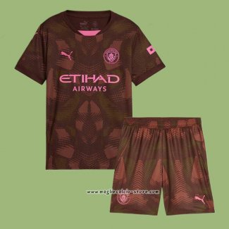 Maglia Prima Manchester City Portiere Bambino 2024/2025