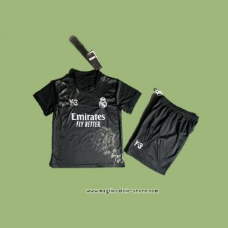 Maglia Real Madrid Y-3 Bambino 2024 Nero