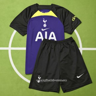 Maglia Seconda Tottenham Hotspur Bambino 2022/2023