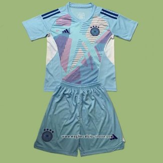 Maglia Germania Portiere Bambino 2024 Blu