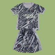 Maglia Paris Saint-Germain Portiere Bambino 2024/2025 Grigio