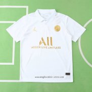 Maglia Polo Paris Saint-Germain Jordan 2023/2024 Bianco