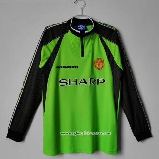 Maglia Manchester United Portiere Retro Manica Lunga 1998-1999