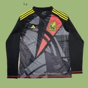 Maglia Messico Portiere Manica Lunga 2024 Nero