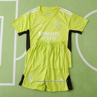 Maglia Real Madrid Portiere Bambino 2023/2024 Verde