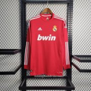 Maglia Seconda Real Madrid Retro Manica Lunga 2011-2012