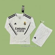 Maglia Prima Real Madrid Bambino Manica Lunga 2024/2025