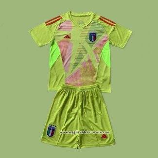 Maglia Italia Portiere Bambino 2024 Verde