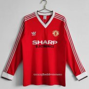 Maglia Prima Manchester United Retro Manica Lunga 1983