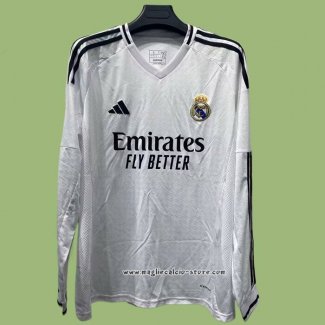 Maglia Prima Real Madrid Manica Lunga 2024/2025