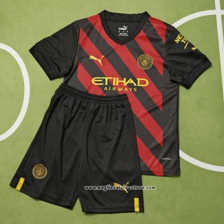 Maglia Seconda Manchester City Bambino 2022/2023